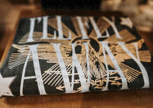 I'll Fly Away Oh Glory- Comfort Color Completed Tee