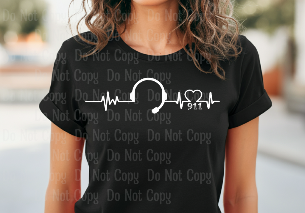 911 Dispatcher Heartbeat Headset