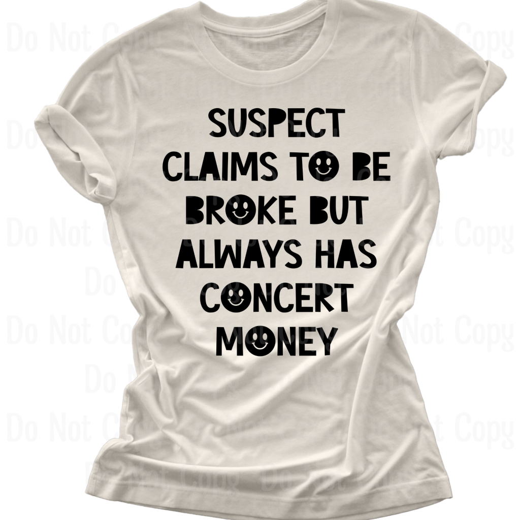 Suspect Concert Money Dtf Transfers