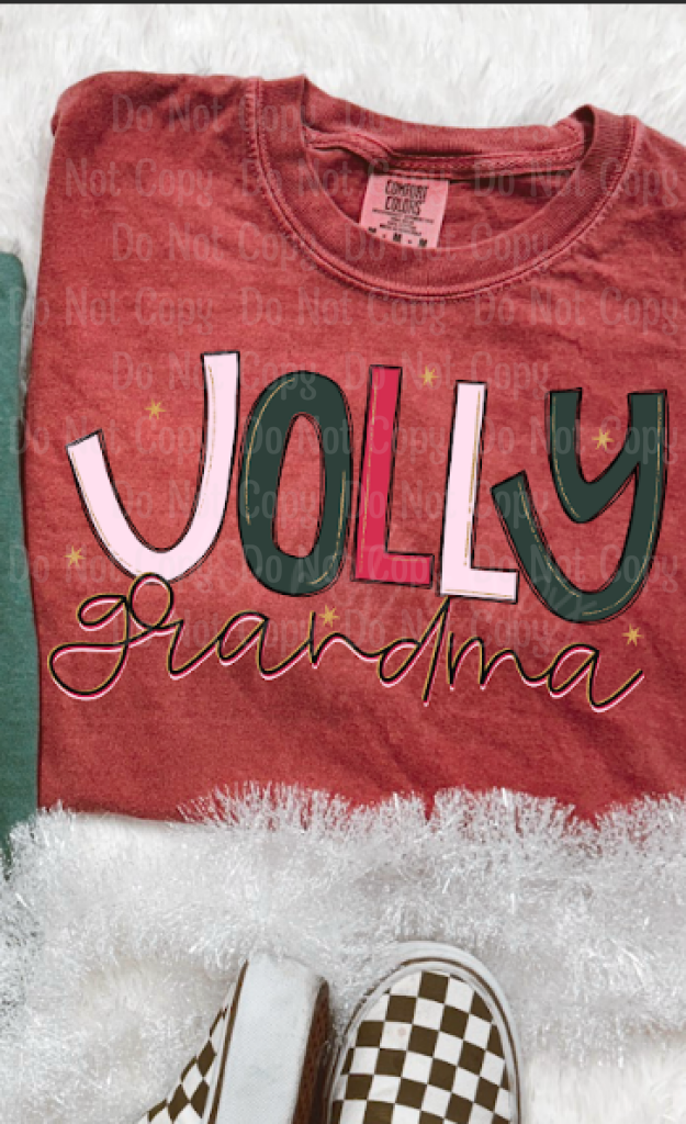 Jolly Grandma Dtf Transfers