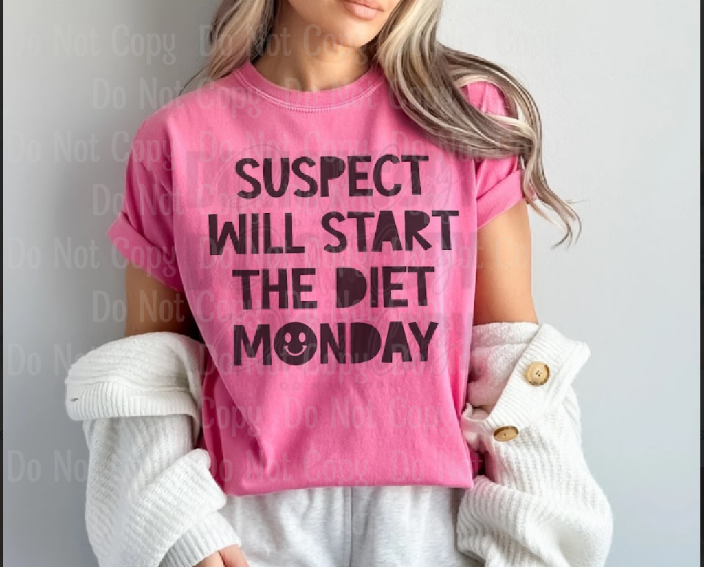 Suspect Will Start The Diet Monday Dtf Transfers
