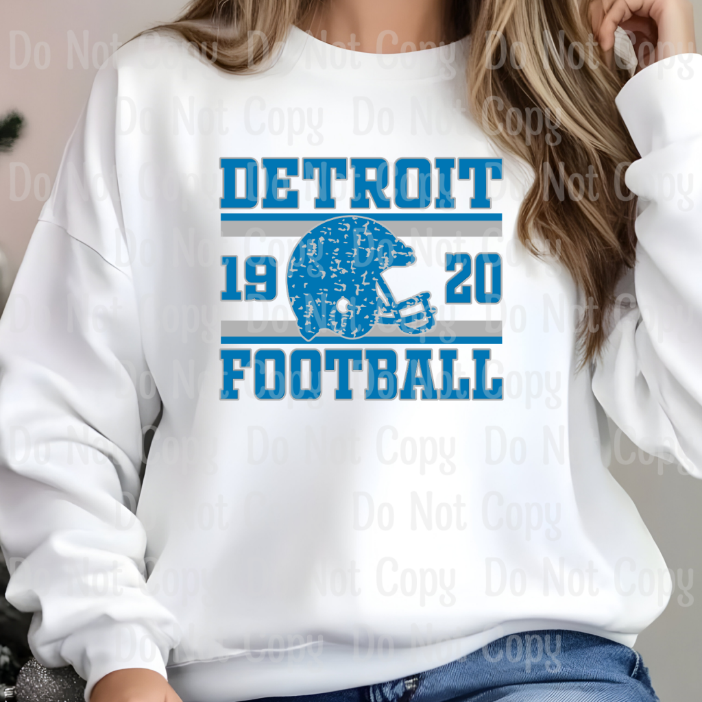 Detroit Football - Digital Design
