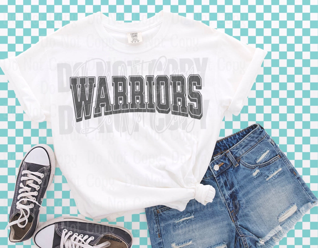 Warriors Dtf Transfers
