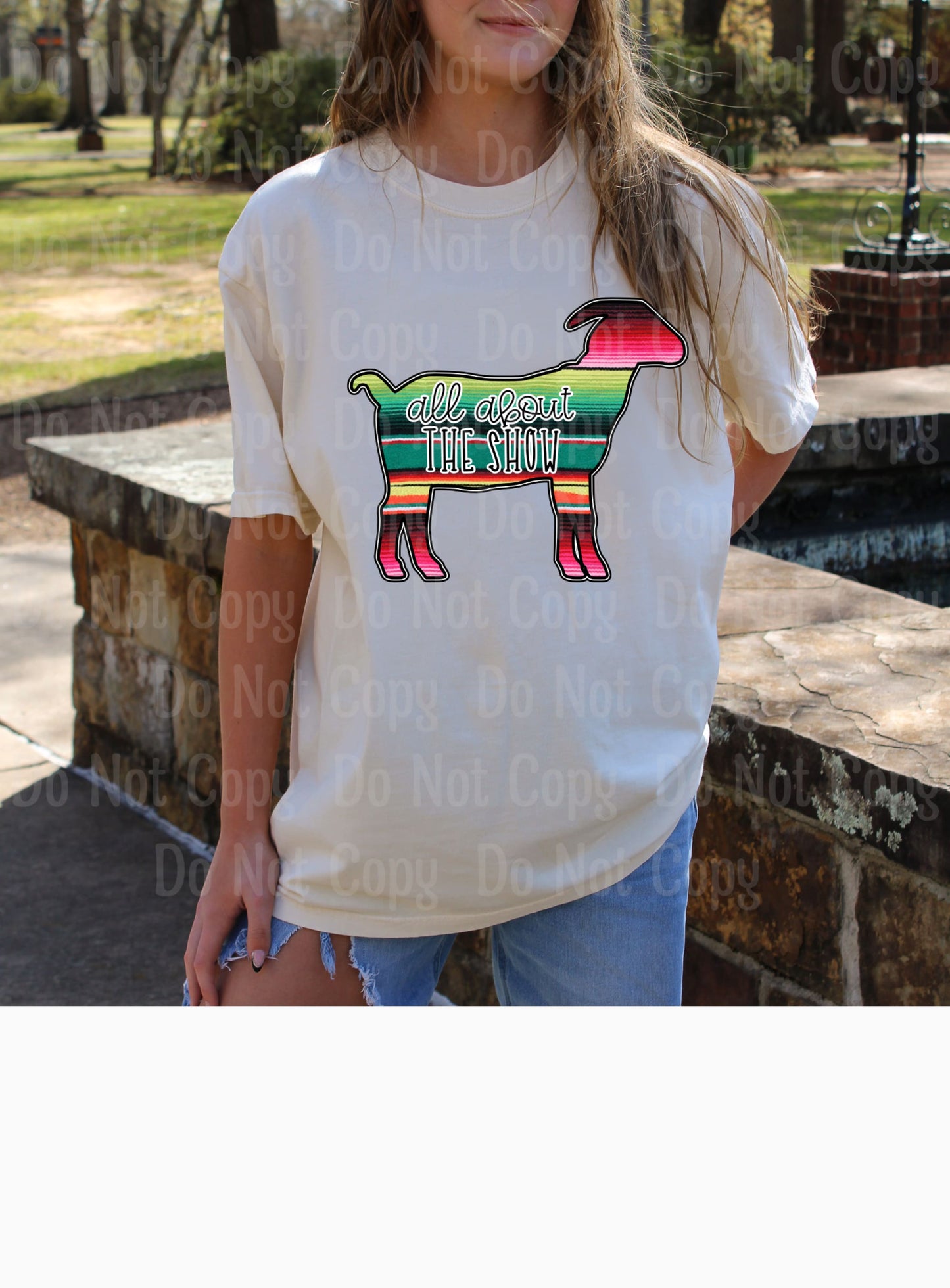 ALL ABOUT THE SHOW GOAT --- SHOW DTF Transfers