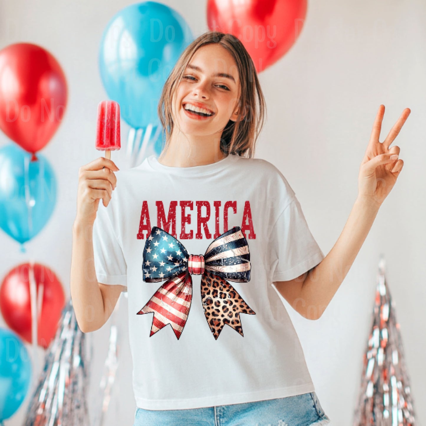 AMERICA BOW DTF Transfers