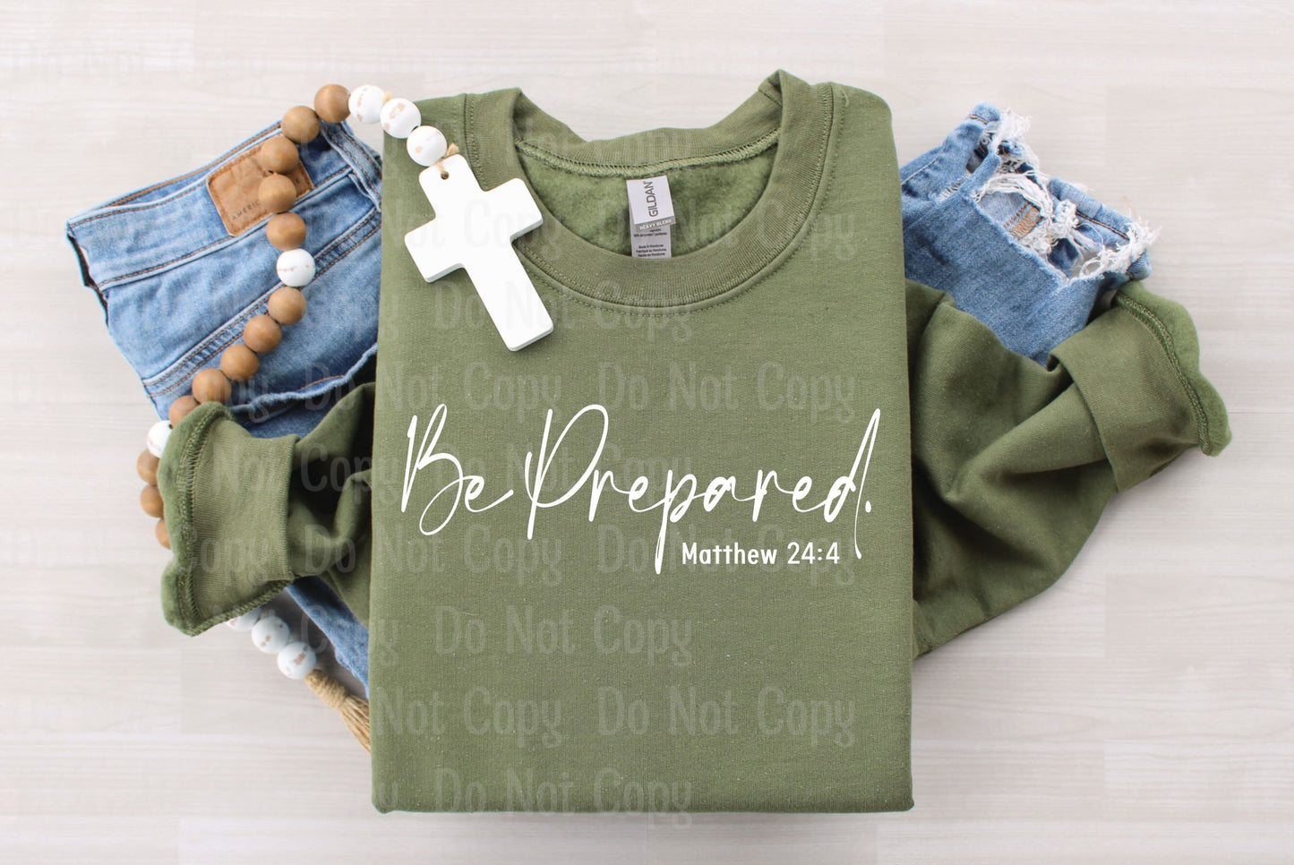 Be prepared Matthew 24:4 DTF Transfers