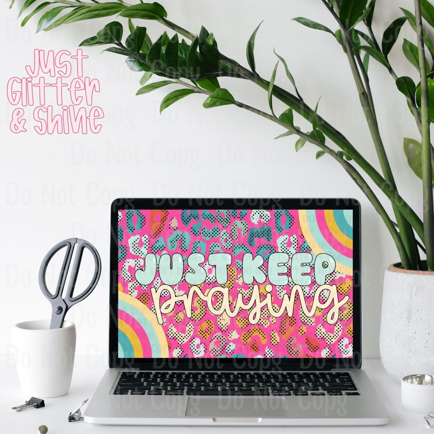 Faith-Based Desktop Wallpaper Bundle - 13 High-Resolution Inspirational Digital Wallpapers
