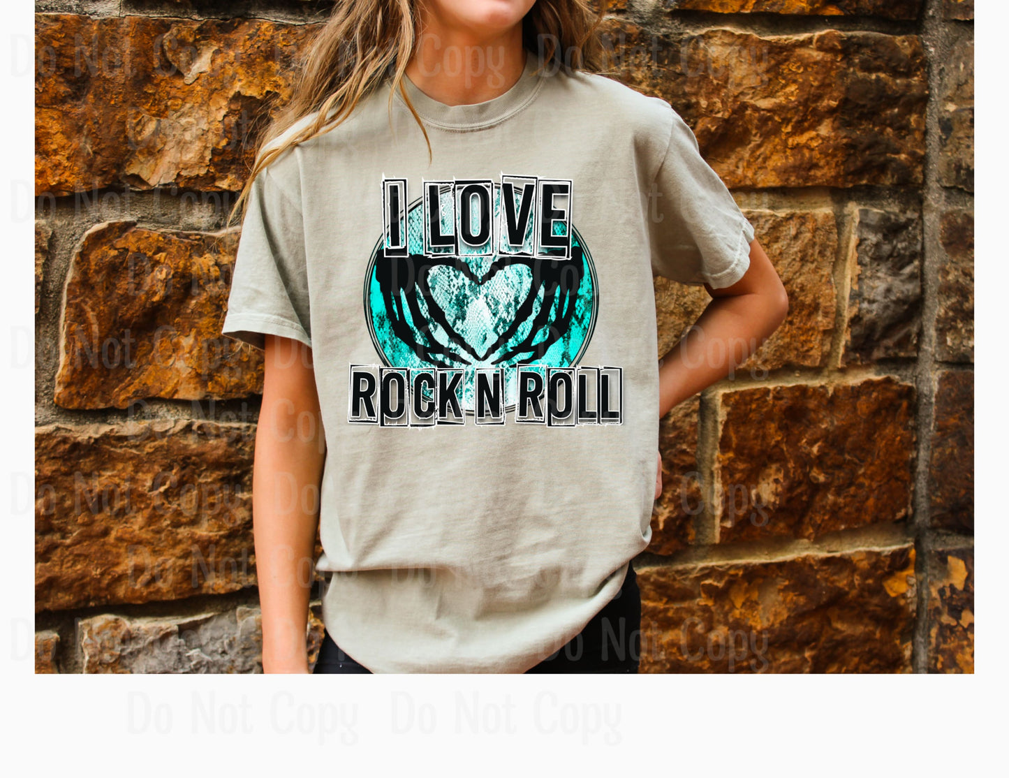 I LOVE ROCK AND ROLL -- 80’S DTF Transfers