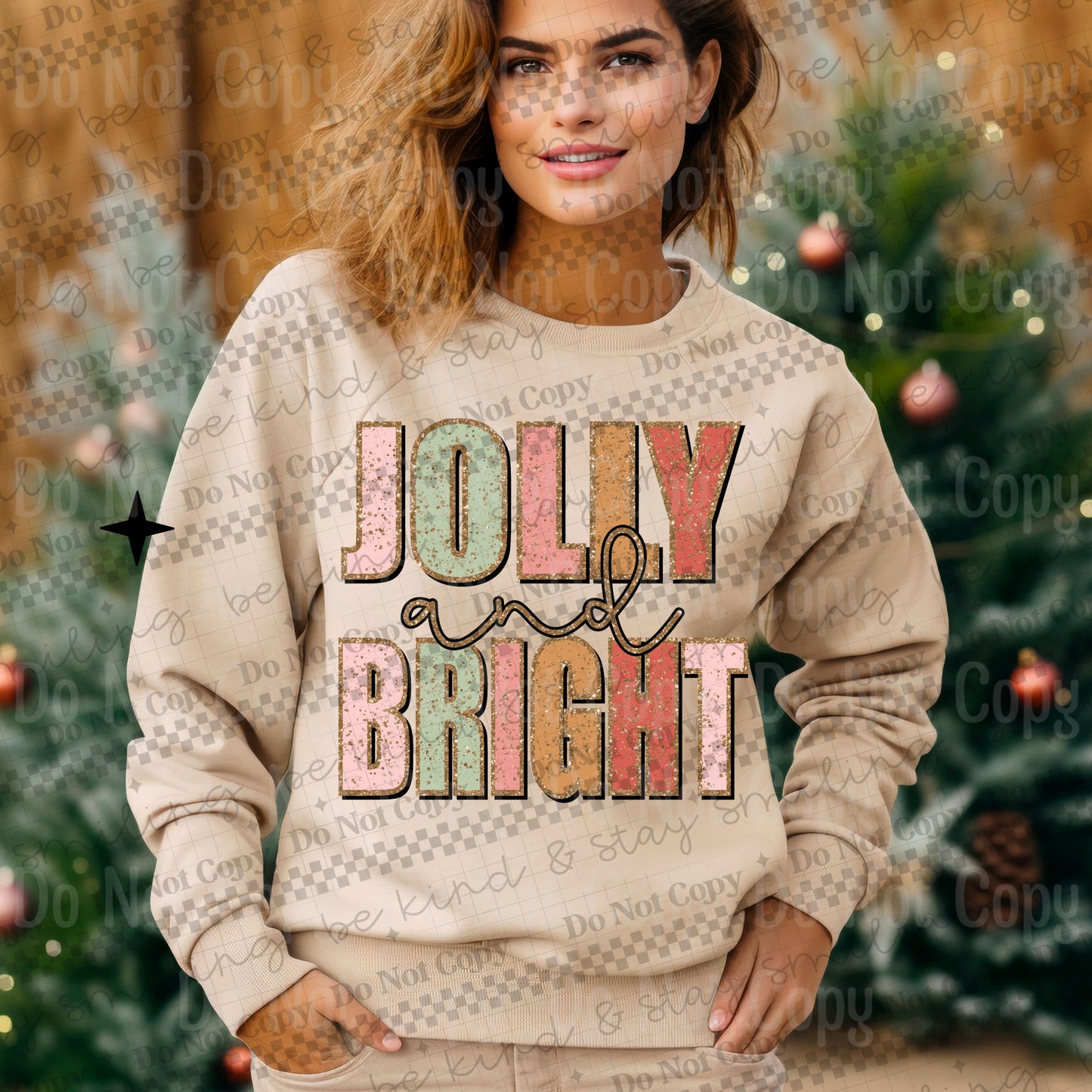 Jolly and Bright DTF Transfers