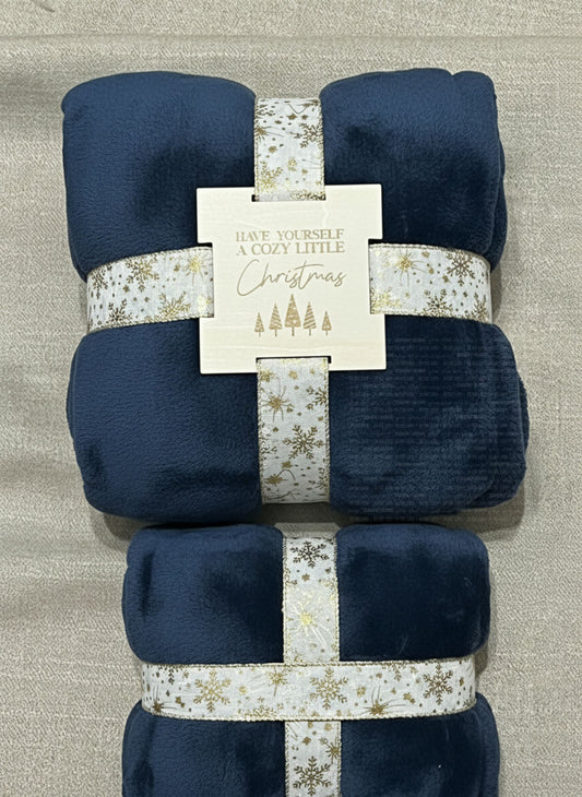 Laser Cut Blanket Tags - Cozy Little Christmas - 4x4 Inch Gift Tags with Ribbon Gift Tags & Labels