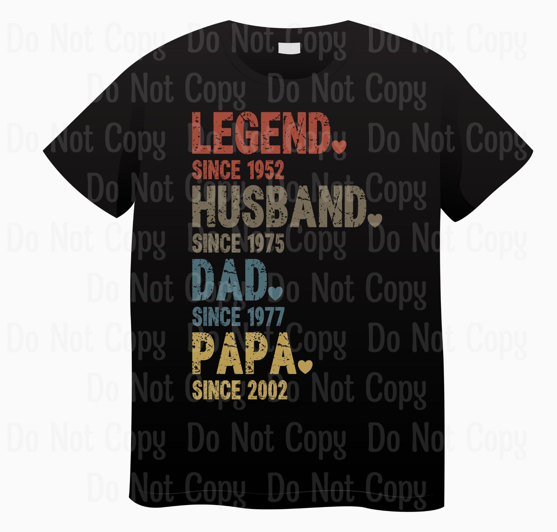 Legend Husband Dad Papa - Customizable Dtf Transfers