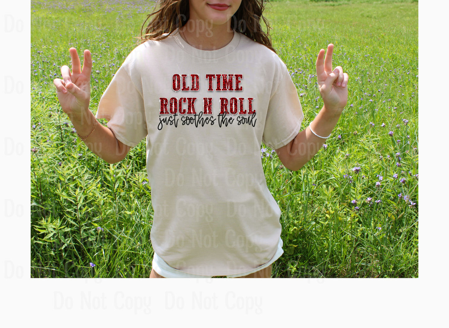 OLD TIME ROCK AND ROLL - 80’S DTF Transfers