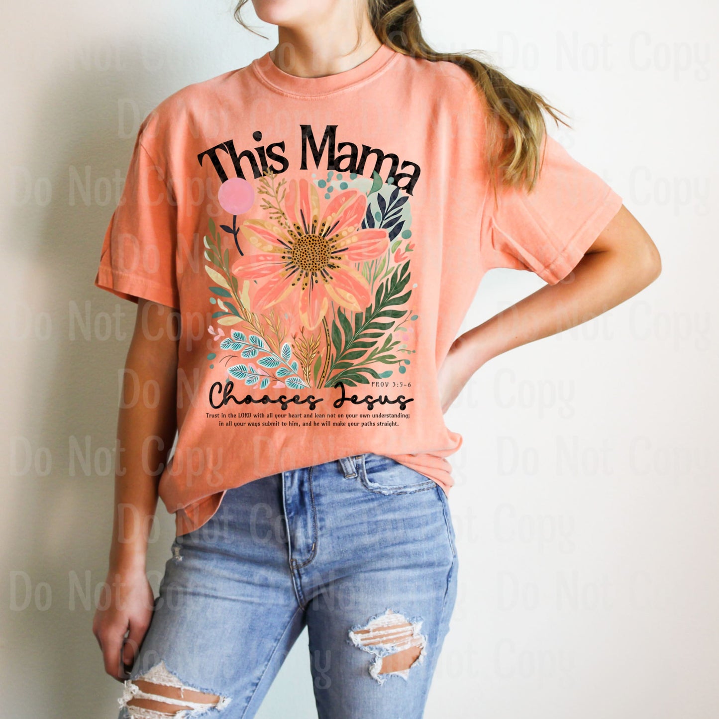 THIS MAMA CHOOSE JESUS DTF Transfers