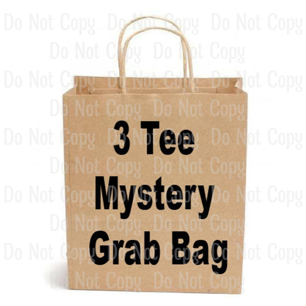 3 Tee Mystery Screen Print Grab Bag - And Tees Transfers
