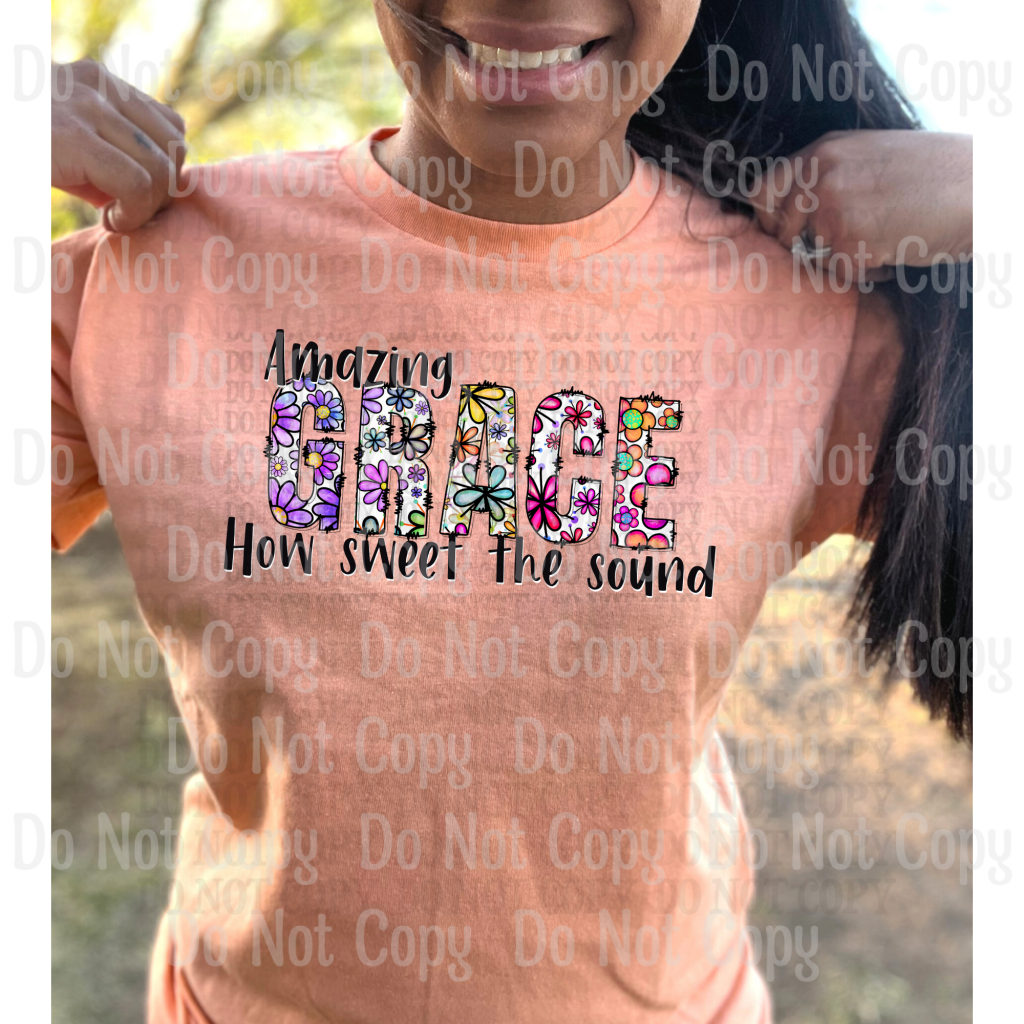 AMAZING GRACE HOW SWEET THE SOUND - Digital Design