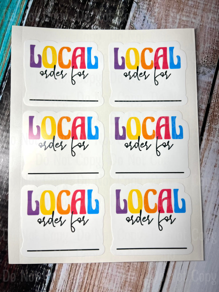Local Order For