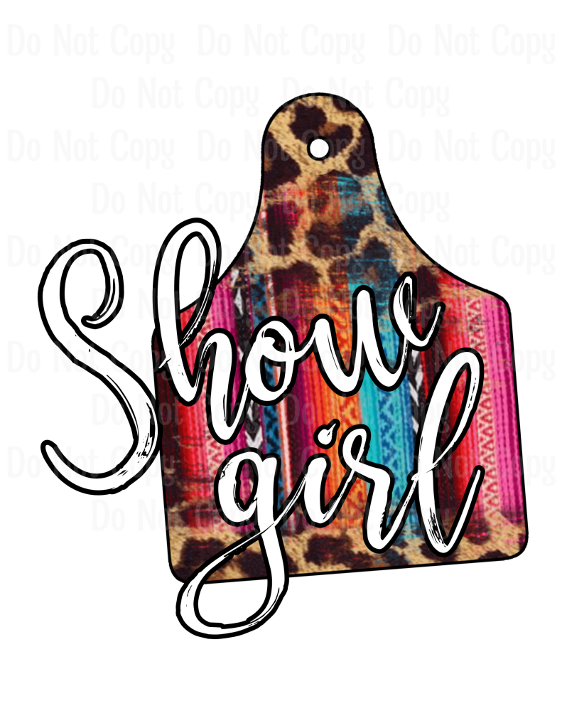 Serape Show Girl - Sublimation Print Transfers