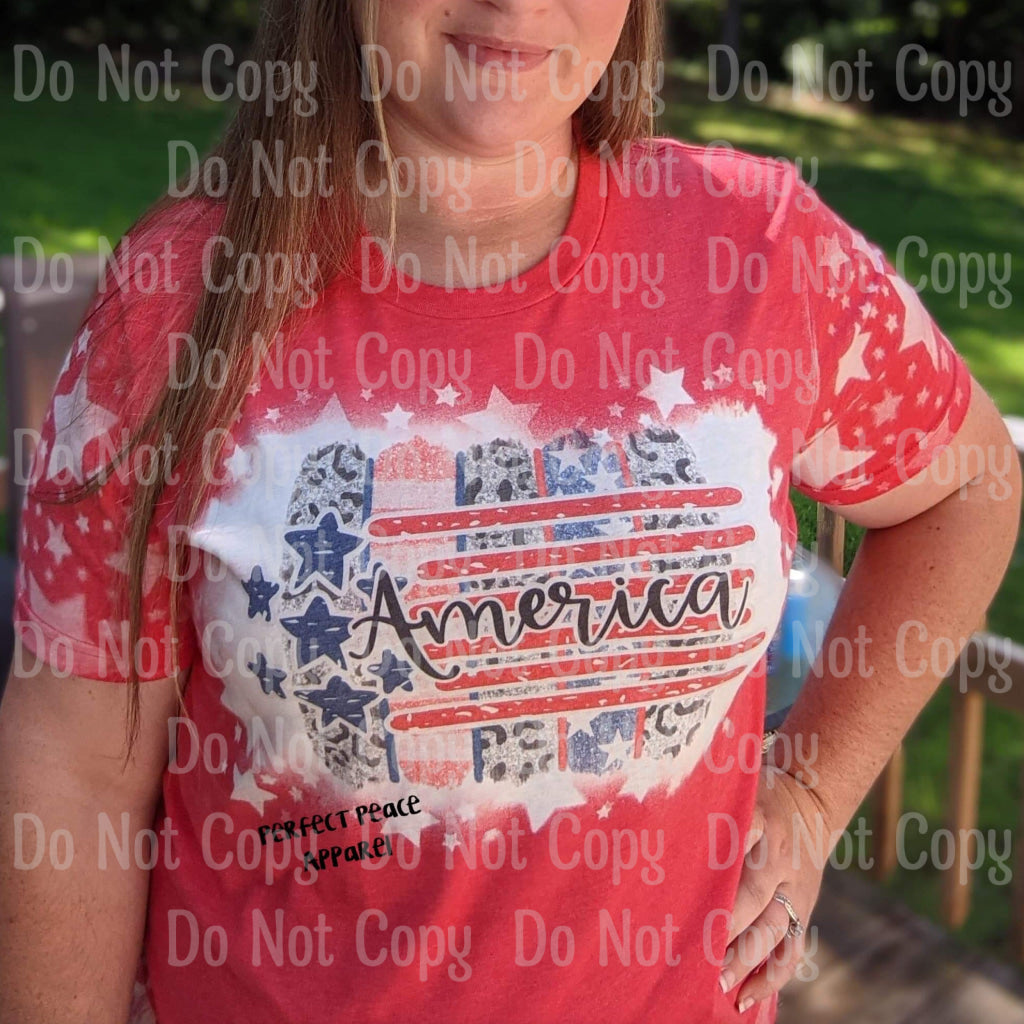 America - Stars And Stripes Flag Sublimation Print Transfers