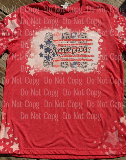 America - Stars And Stripes Flag Sublimation Print Transfers