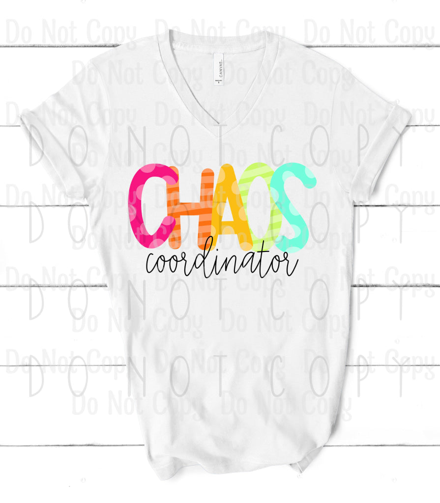 Chaos Coordinator - Sublimation Print Transfers