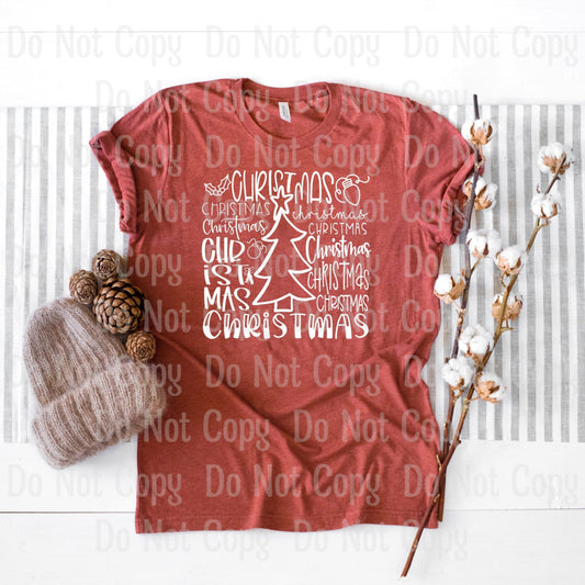 Christmas Subway Art - Screen Print Transfers