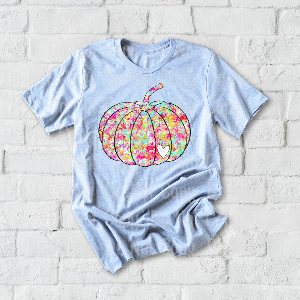 Colorful Pumpkin - Sublimation Print Transfers