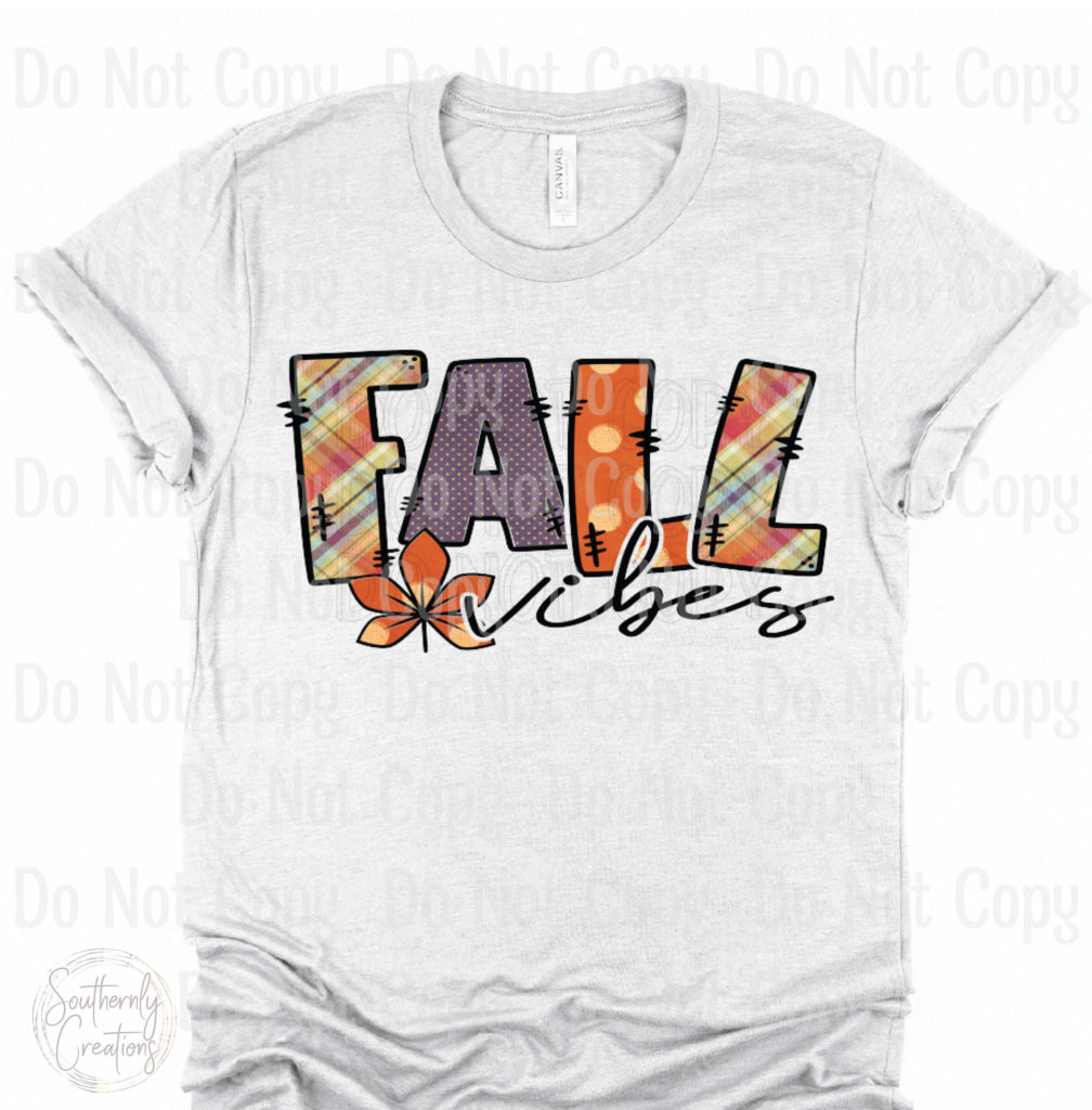 Fall Vibes - Sublimation Print Transfers