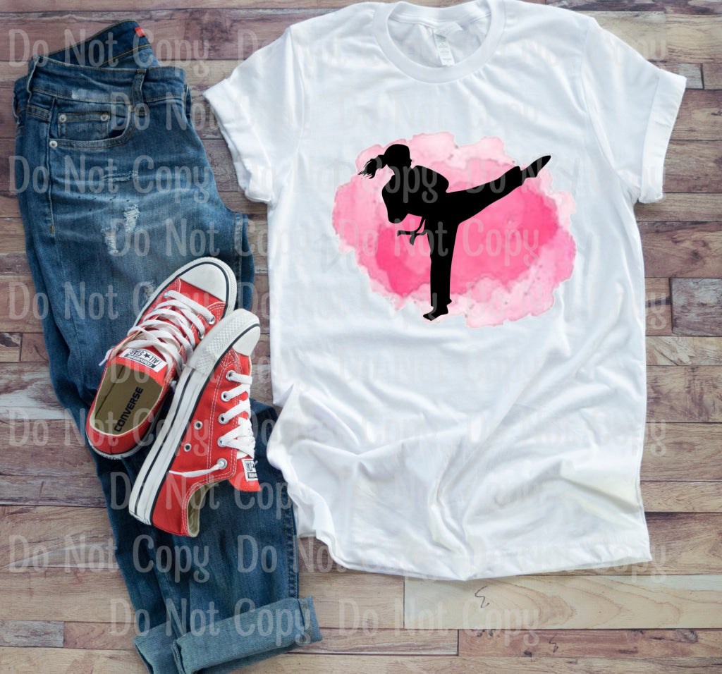 Karate Girl - Sublimation Print Transfers