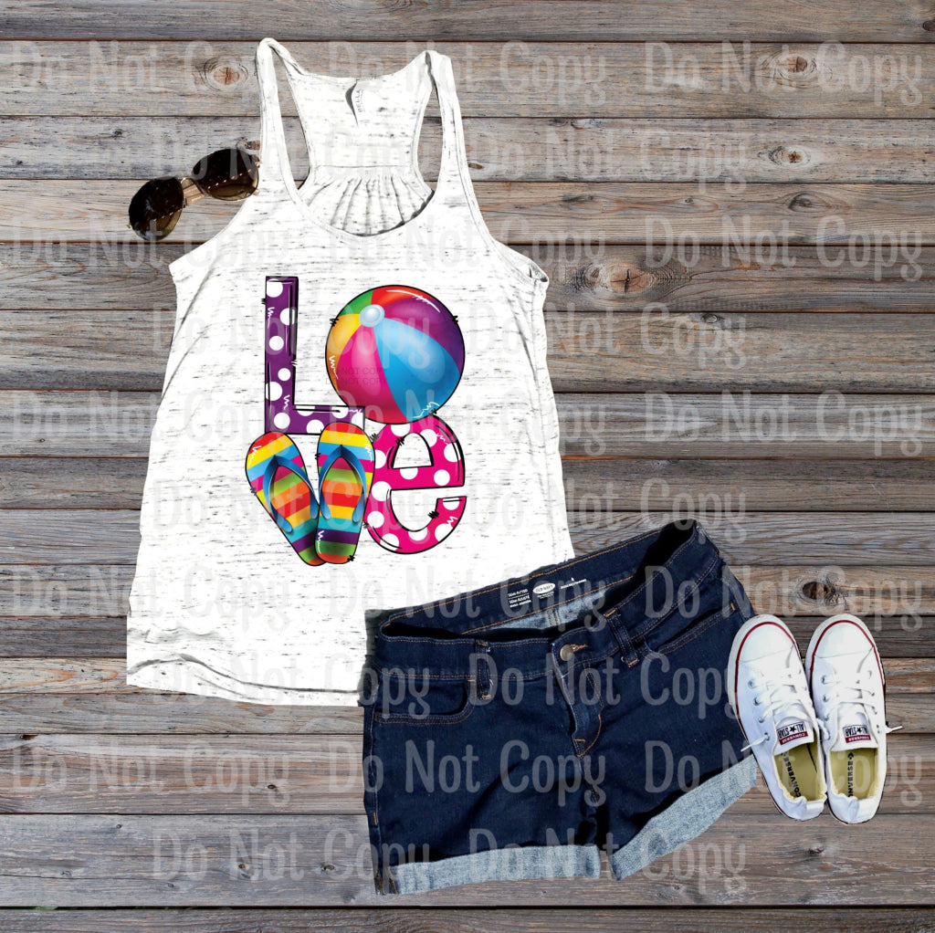 Love Summer - Sublimation Print Transfers