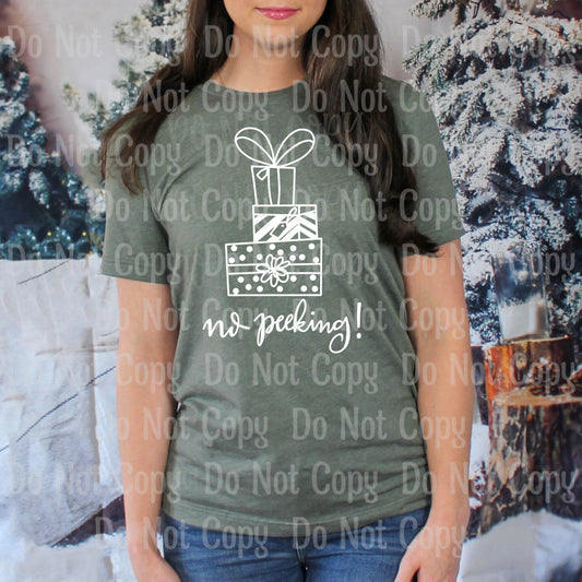 No Peeking! - Screen Print Transfers