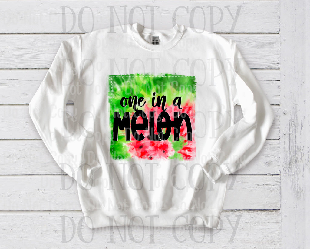 One In A Melon - Sublimation Print Transfers
