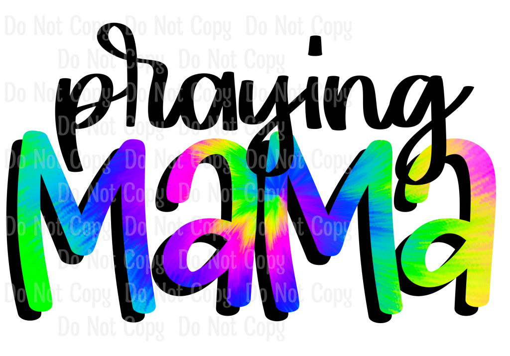 Praying Mama Sublimation Transfers