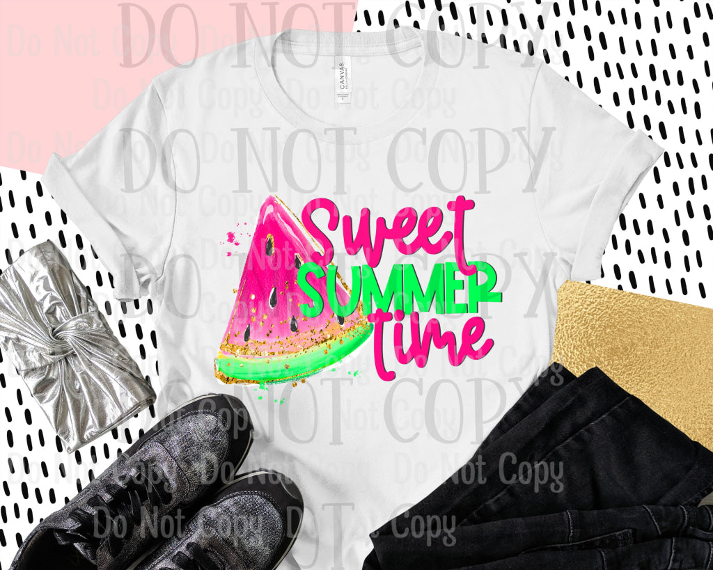 Sweet Summertime Watermelon - Sublimation Print Transfers