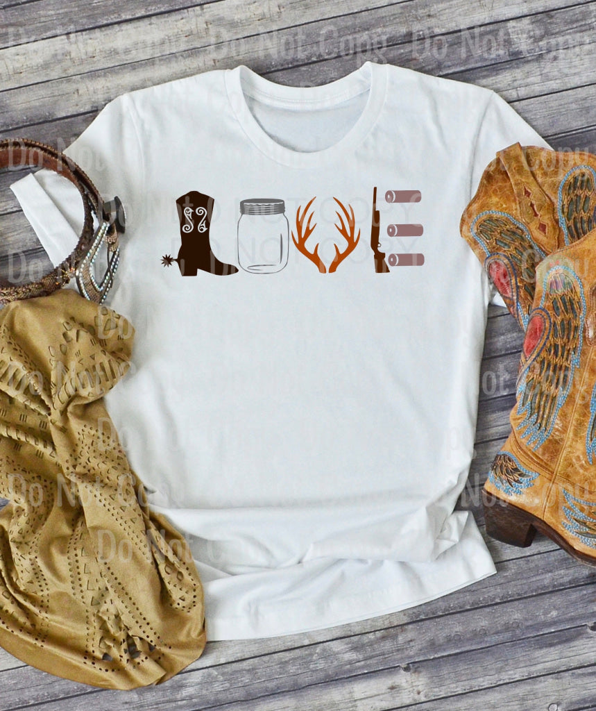 Western Love Sublimation Transfers