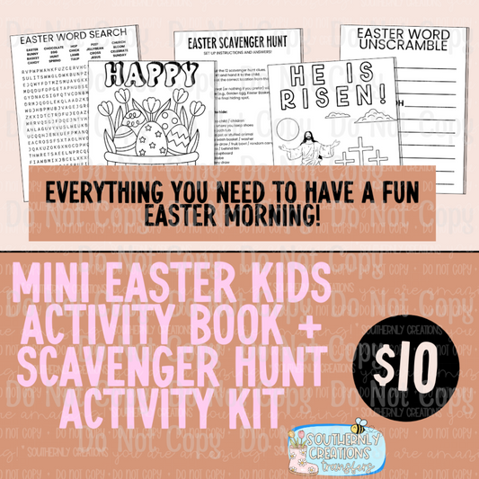 Easter Activities- Digital PDF Download