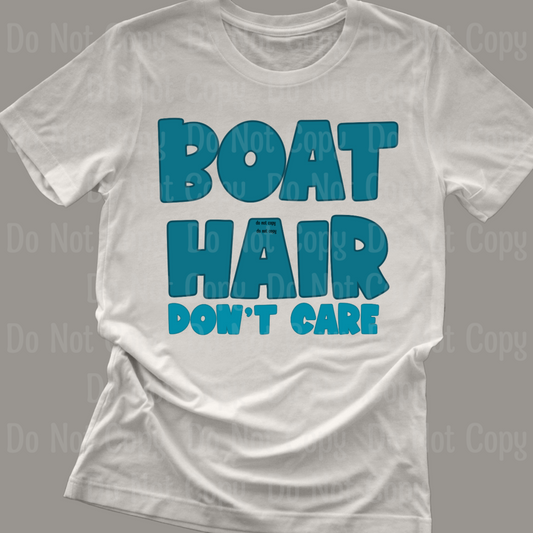 Boat Hair Dont Care Dtf Transfers