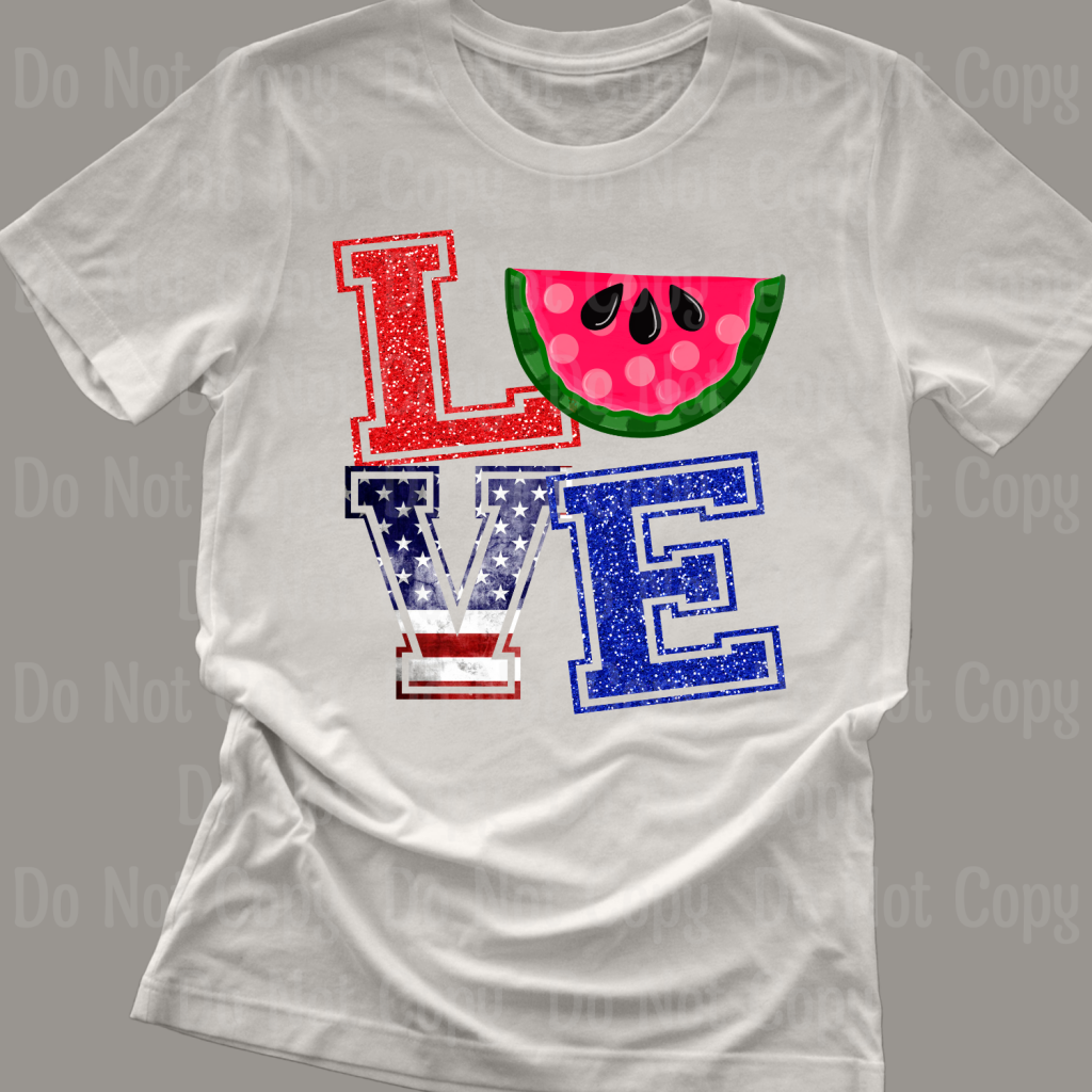 Watermelon Love Dtf Transfers