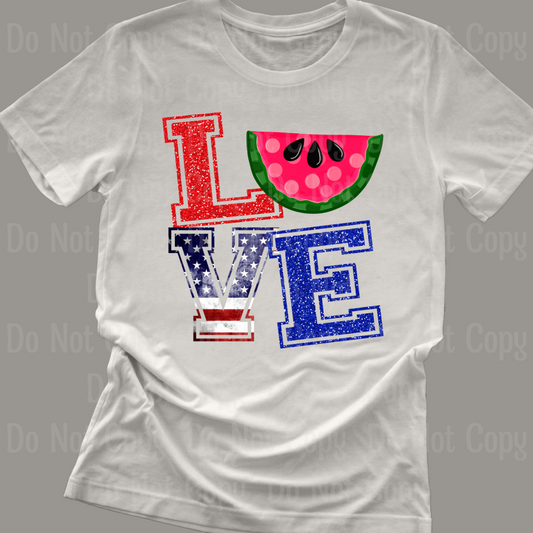 Watermelon Love Dtf Transfers