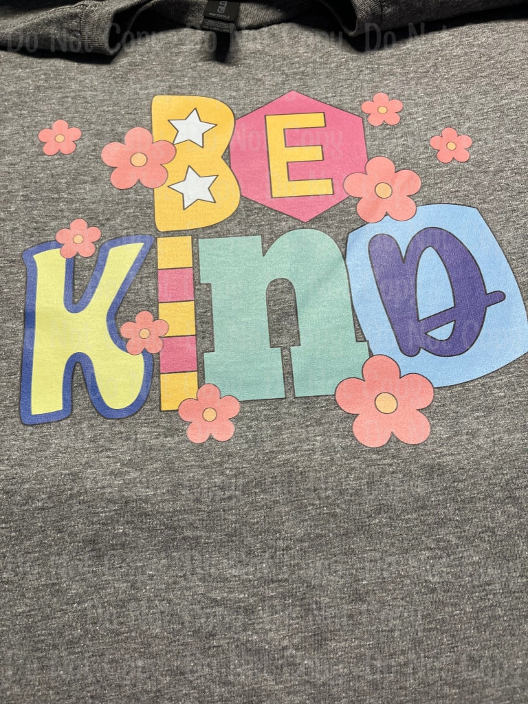 Be Kind  - Completed Tee - Gildan Graphite Heather