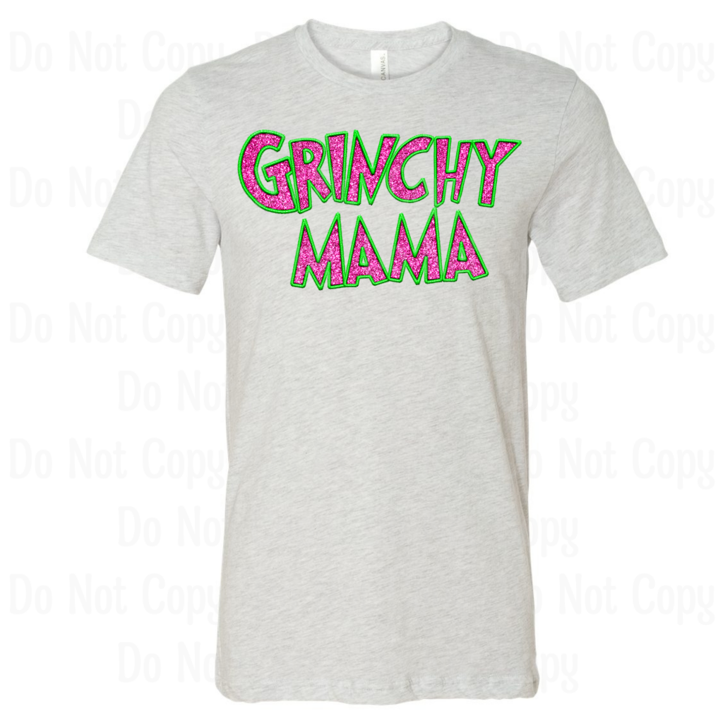 G R I N C H Y Mama Dtf Transfers