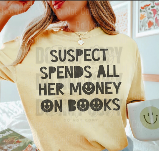 Suspect Spends All Her Money On Books Dtf Transfers