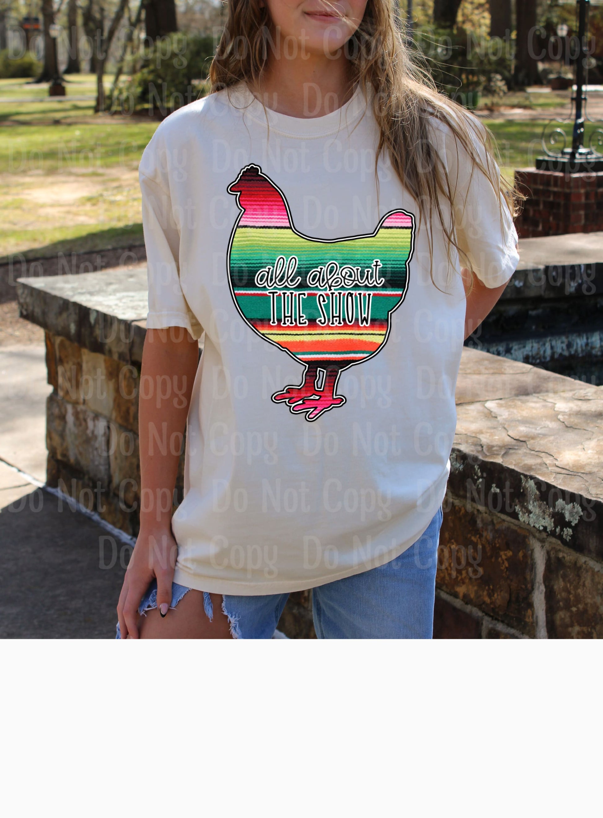 ALL ABOUT THE SHOW CHICKEN--- SHOW DTF Transfers