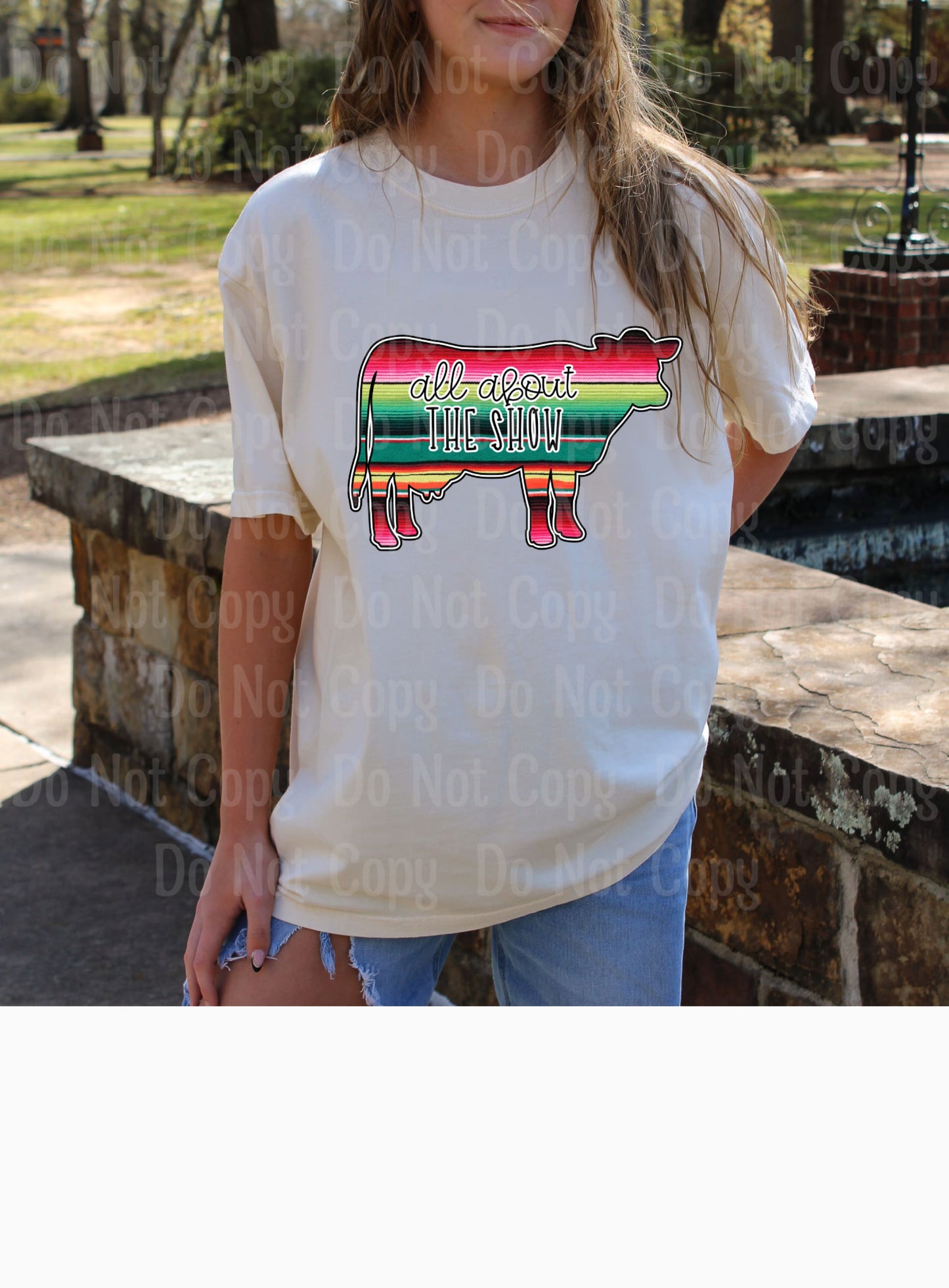 ALL ABOUT THE SHOW COW --- SHOW DTF Transfers