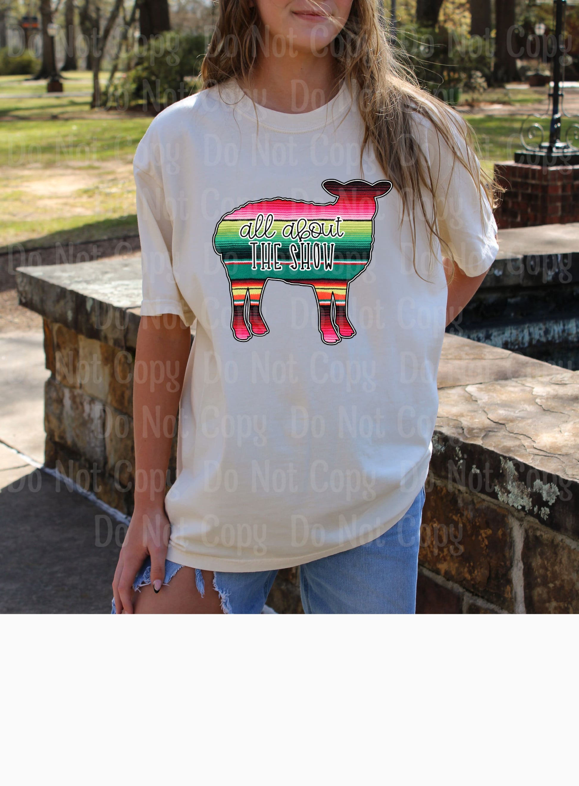 ALL ABOUT THE SHOW SHEEP --- SHOW DTF Transfers