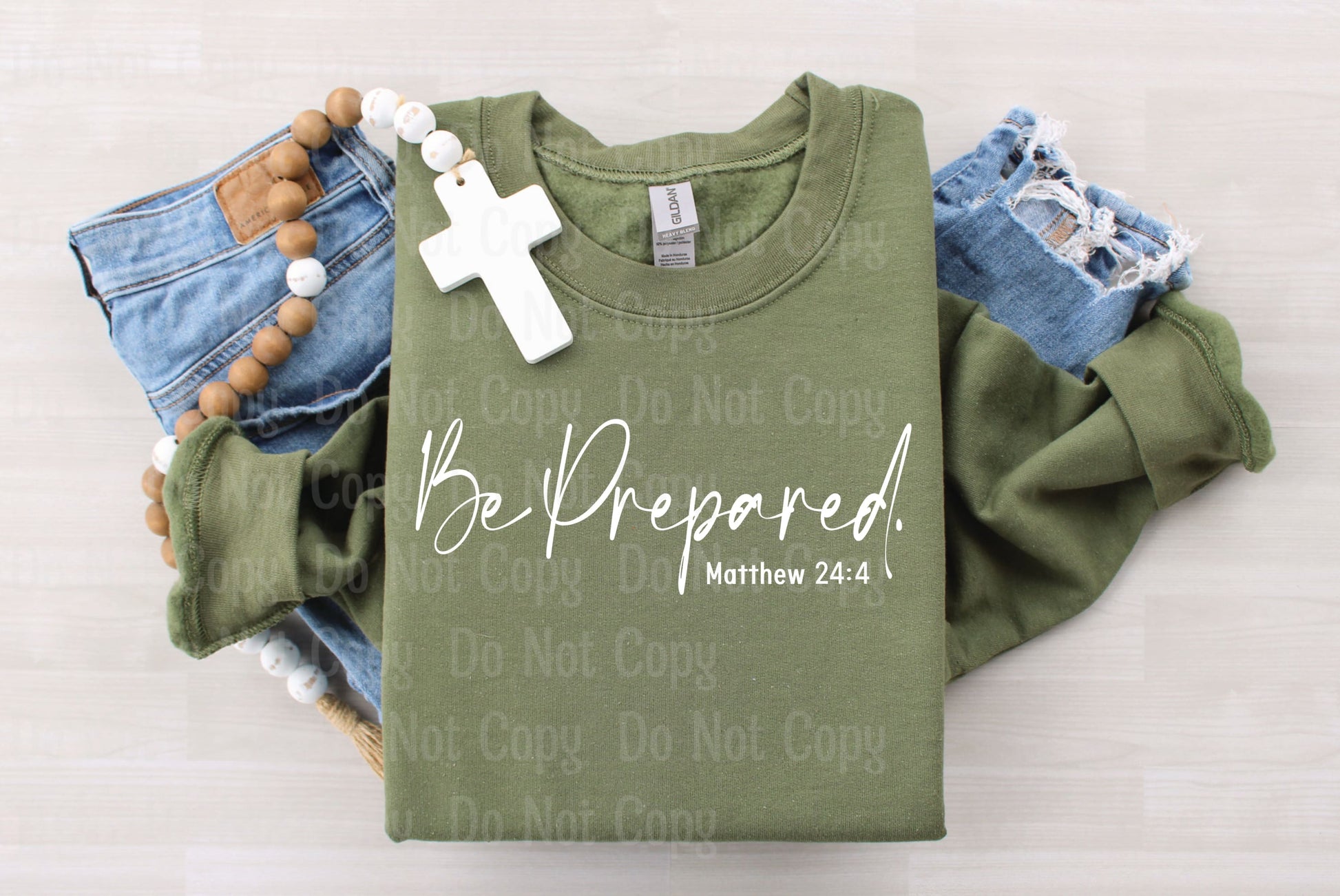 Be prepared Matthew 24:4 DTF Transfers
