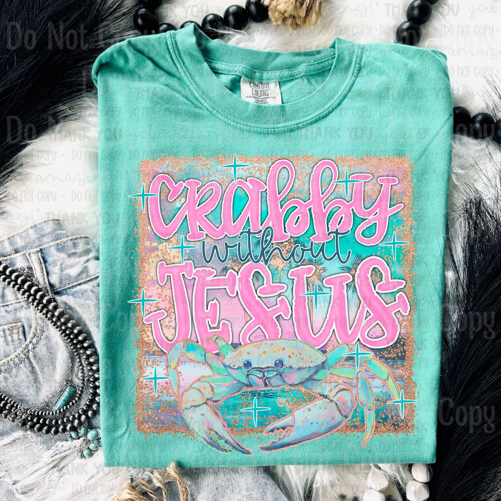 CRABBY WITHOUT JESUS DTF Transfers