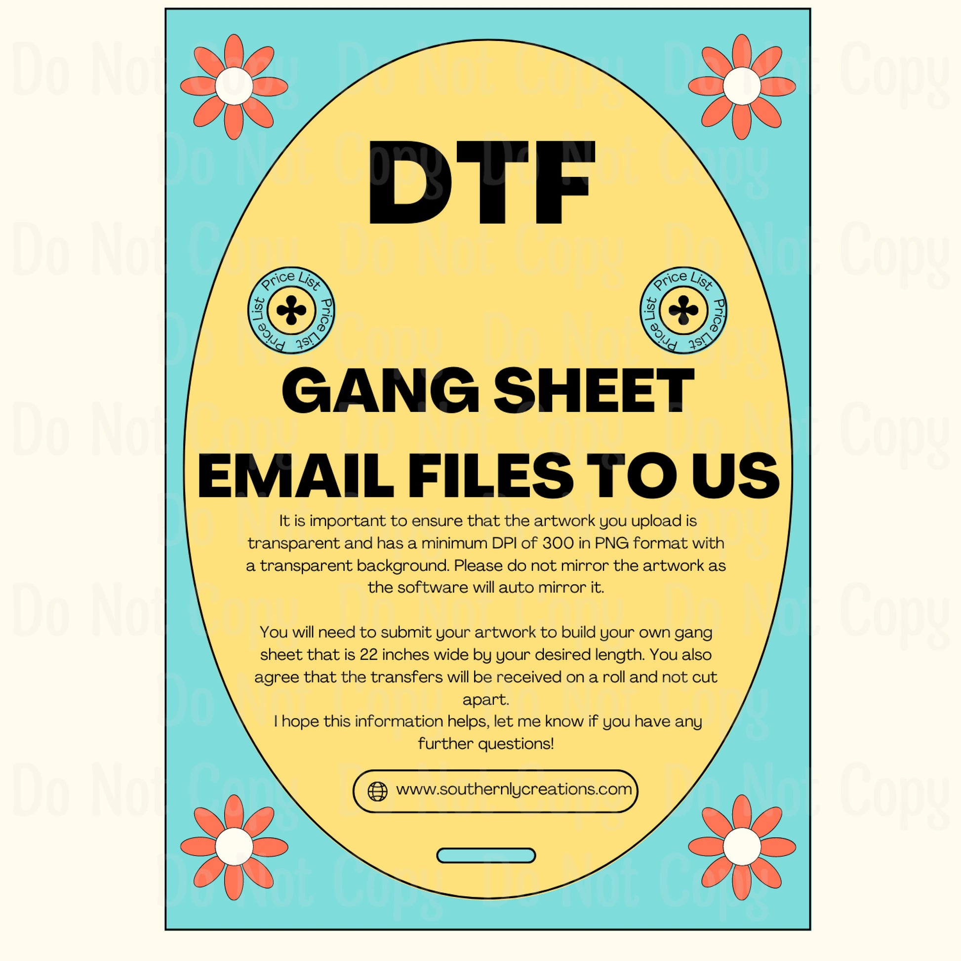 Custom - Dtf Transfer Gang Sheets Email Files To Us Gang Sheet