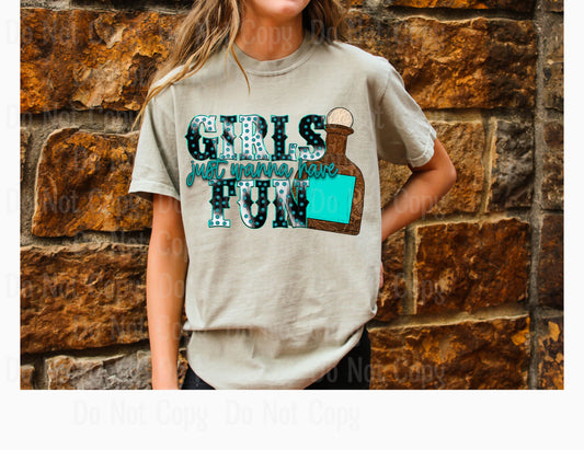 GIRLS JUST WANNA HAVE FUN - 80’S DTF Transfers