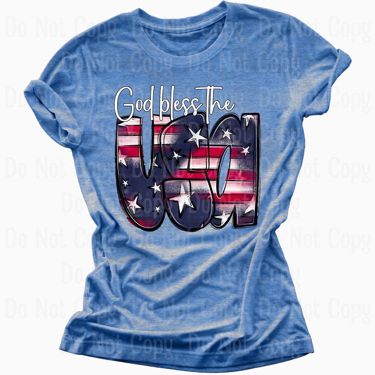 God Bless the USA -003 DTF Transfers