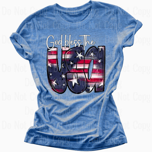 God Bless the USA -003 DTF Transfers